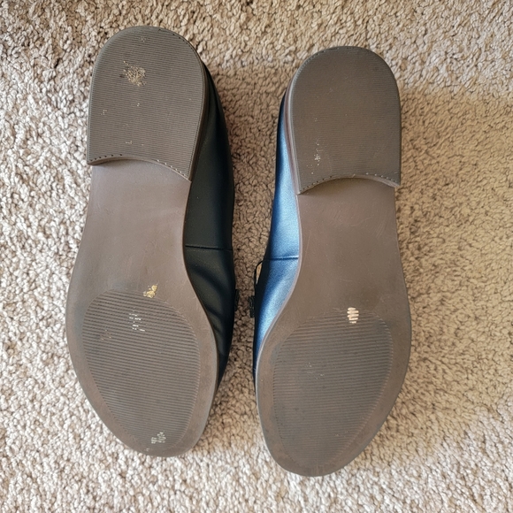 Loft OUTLET Navy and Gold Loafers - Picture 5 of 11